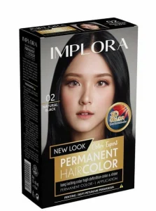 Implora Hair Color review 02 Natural Black