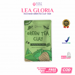 LEA GLORIA FACE MASK GREEN TEA CLAY 10GR DI SUDUTCANTIKOFFICIAL