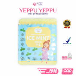 YEPPU YEPPU WASH OFF MASK ICE MINT DI SUDUTCANTIKOFFICIAL