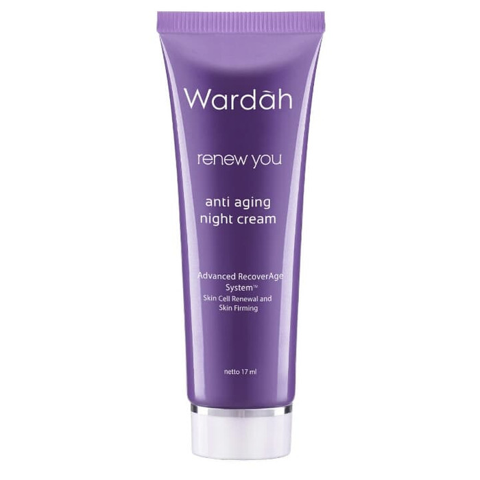 wardah renew you anti aging night cream