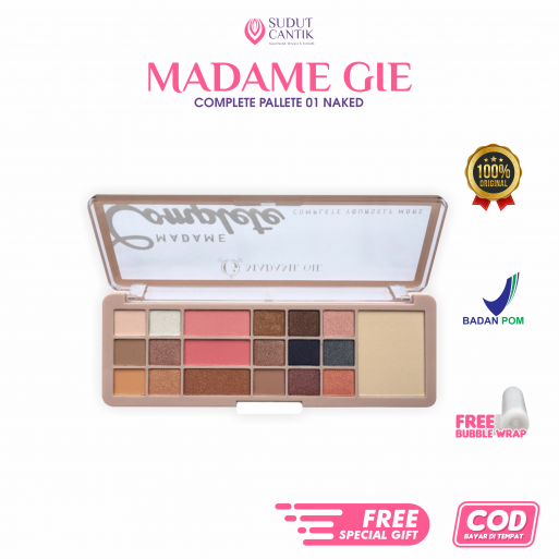 MADAME GIE COMPLETE PALLETE 01 NAKED DI SUDUTCANTIKOFFICIAL