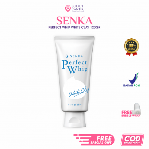 SENKA PERFECT WHIP WHITE CLAY 120GR DI WEBSITE SUDUTCANTIKOFFICIAL