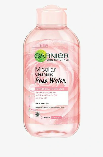 Micellar water garnier water rose