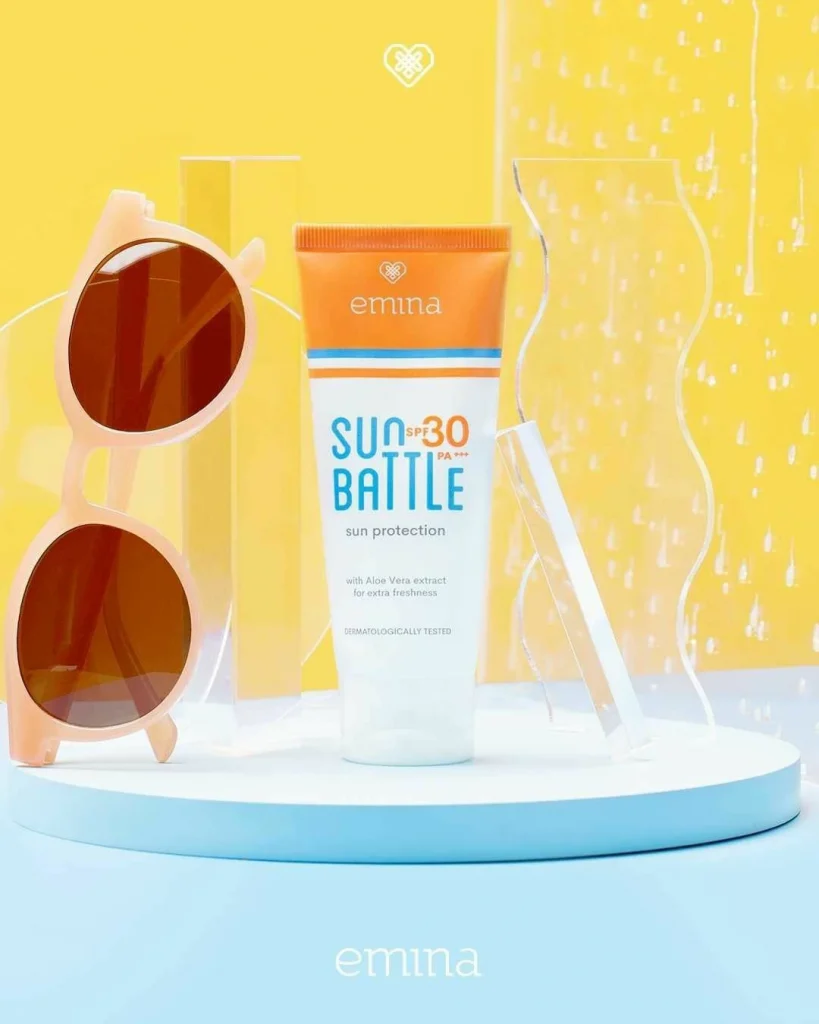review emina sunscreen sun battle