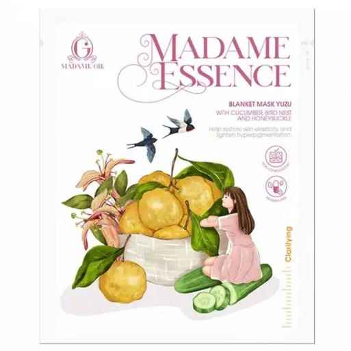 Madame Gie Essence Blanket Mask Yuzu Lemon