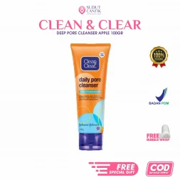 CLEAN & CLEAR DEEP PORE CLEANSER APPLE 100GR~1